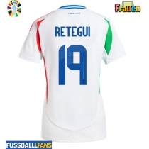 Italien Mateo Retegui #19 Auswärtstrikot Frauen EM 2024 Kurzarm